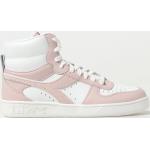 Sneakers alte larghezza E rosa numero 39 per Donna Diadora 
