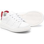 Sneakers stringate larghezza A scontate bianche numero 35 di gomma con stringhe per Donna Simonetta 