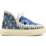 Sneakers Blu Denim 'crochet Upper' -