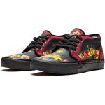 Sneakers alte larghezza E rosse a fiori con stringhe per Donna Vans Chukka 