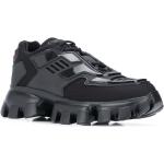 Sneakers stringate larghezza E nere numero 36 di gomma con stringhe Prada Cloudbust 
