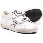 Sneakers larghezza A bianche numero 34 leopardate chiusura velcro a strappo per Donna Golden Goose 