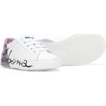 Sneakers stringate larghezza E bianche numero 28 in nappa con stringhe per Donna Dolce&Gabbana Dolce 