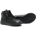 Sneakers stringate larghezza E scontate nere numero 34 di gomma all over con stringhe per Donna Givenchy 
