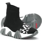 Sneakers larghezza A scontate nere numero 29 in tessuto per Donna Versace 