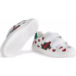 Sneakers larghezza A bianche numero 27 di gomma chiusura velcro a strappo per Donna Gucci Kids 