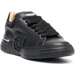 Sneakers stringate larghezza E scontate nere numero 40 di gomma con strass con stringhe Philipp Plein 