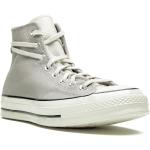 Sneakers alte larghezza E grigie di gomma con stringhe per Donna Converse 