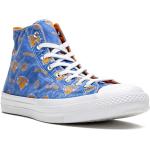 Sneakers alte larghezza E blu di gomma con stringhe per Donna Converse Ctas New York Knicks 