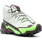 Sneakers alte larghezza A verde pastello di gomma impermeabili Salomon Cross Hike 