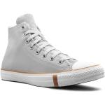 Sneakers alte larghezza E bianche di gomma con stringhe per Donna Converse Ctas 