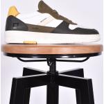 Sneakers basse larghezza E vintage bianche numero 42 con tacco da 3 cm a 5 cm per Uomo D.A.T.E. Court 