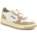 Sneakers basse beige per Donna Autry 