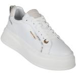 Sneakers larghezza E casual bianche numero 35 in similpelle platform per Donna Gattinoni 