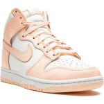 Sneakers stringate larghezza A rosa di gomma con stringhe Nike Dunk High 