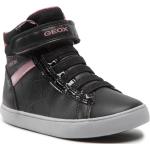 Sneakers invernali larghezza E nere numero 25 in similpelle impermeabili per bambini Geox 