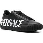 Sneakers stringate larghezza A nere numero 41 di gomma con stringhe Versace 