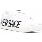 Sneakers stringate larghezza E scontate bianche numero 34 con stringhe per Donna Versace 