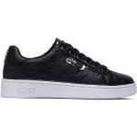 Sneakers basse scontate nere numero 35 in similpelle per Donna Guess 