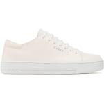 Sneakers basse larghezza A scontate bianche numero 41 in similpelle per Uomo Guess 