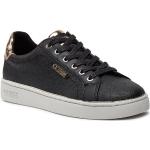 Sneakers basse scontate nere numero 40 in similpelle per Donna Guess 