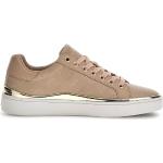 Sneakers basse scontate beige numero 36 in similpelle per Donna Guess 