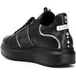 Sneakers in Pelle con Borchie Laterali Nero 38