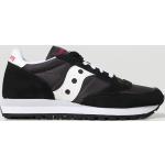 Sneakers basse larghezza E scontate casual nere in similpelle Saucony Jazz Original 