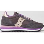 Sneakers basse larghezza E scontate casual grigie numero 41 in similpelle Saucony Jazz 
