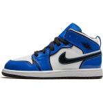 Sneakers alte larghezza A blu di gomma con stringhe per Donna Nike Jordan 