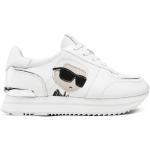 Sneakers basse scontate bianche numero 38 per Donna Karl Lagerfeld Karl 
