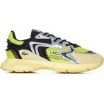 Sneakers larghezza E giallo fluo in tessuto Lacoste 