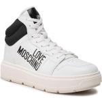 Sneakers alte scontate bianche numero 39 per Donna Moschino Love Moschino 