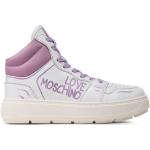Sneakers alte scontate bianche numero 37 per Donna Moschino Love Moschino 