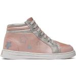 Sneakers invernali scontate rosa numero 37 in similpelle per bambini Mayoral 