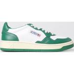 Sneakers basse larghezza E casual verdi numero 46 di cotone traspiranti Autry 