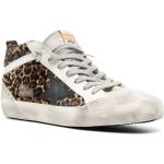 Sneakers alte larghezza A scontate grigie numero 37 di gomma leopardate con stringhe Golden Goose Mid Star 