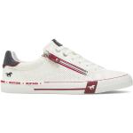 Sneakers basse scontate bianche numero 41 per Donna Mustang 