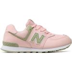 Sneakers basse scontate rosa numero 39 in similpelle per Donna New Balance 