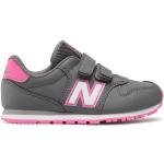 Sneakers basse scontate grigie numero 35 in similpelle per bambini New Balance 