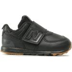 Sneakers basse scontate nere numero 24 in similpelle per bambini New Balance 