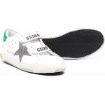 Sneakers larghezza A bianche numero 34 di gomma chiusura velcro a strappo per Donna Golden Goose 
