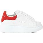 Sneakers stringate larghezza E bianche numero 26 taglie comode di gomma con stringhe per bambini Alexander McQueen 