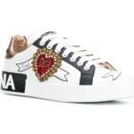 Sneakers stringate larghezza A bianche numero 37 di gomma con stringhe Dolce&Gabbana Dolce 