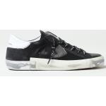 Sneakers basse larghezza E casual nere numero 40 di cotone traspiranti Philippe Model 