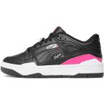Sneakers basse scontate nere in similpelle per bambini Puma 