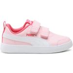Sneakers basse scontate rosa numero 34 in similpelle per bambini Puma 