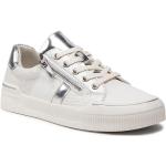 Sneakers scontate bianche numero 39 in similpelle per Donna Refresh 