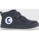 Sneakers larghezza E scontate blu numero 31 sostenibili chiusura velcro a strappo per bambini Camper 