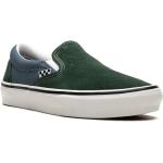 Sneakers slip on larghezza E verde scuro di gomma con stringhe per Donna Vans Slip On 